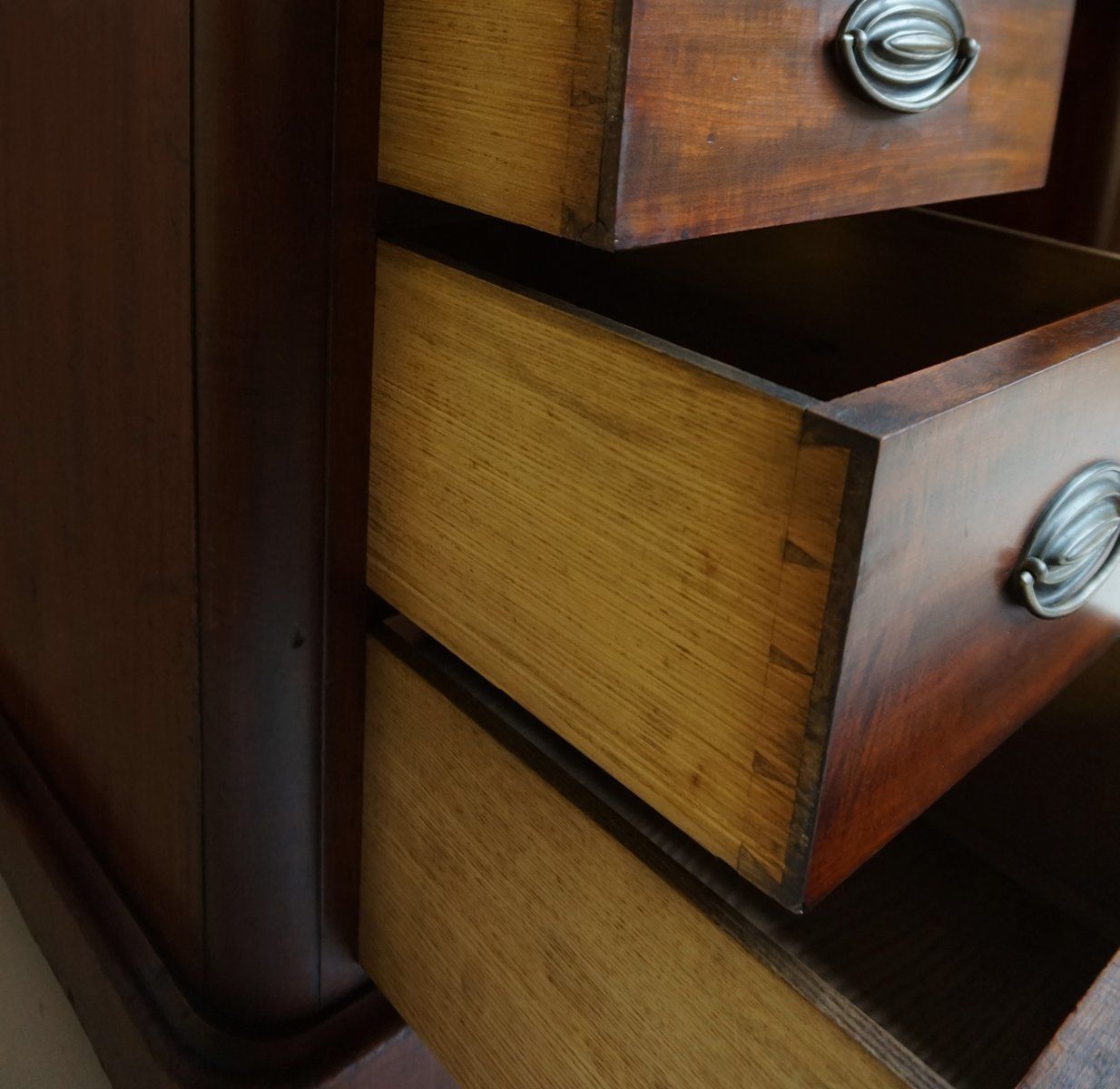 1590.0 Antique Mahogany Desk Or Dressing Table photo