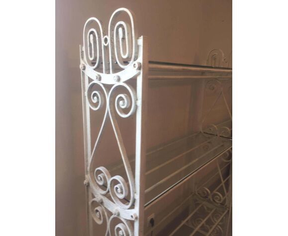 20th Century Florist's Shelf In Wrought Iron France 1920 photo 2546.0