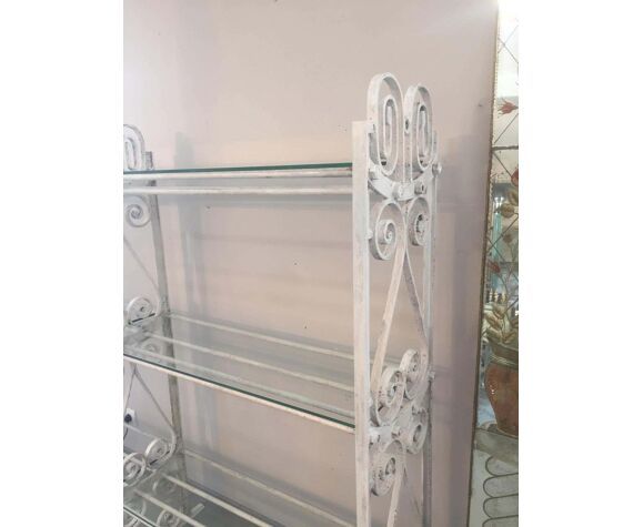20th Century Florist's Shelf In Wrought Iron France 1920 photo buy