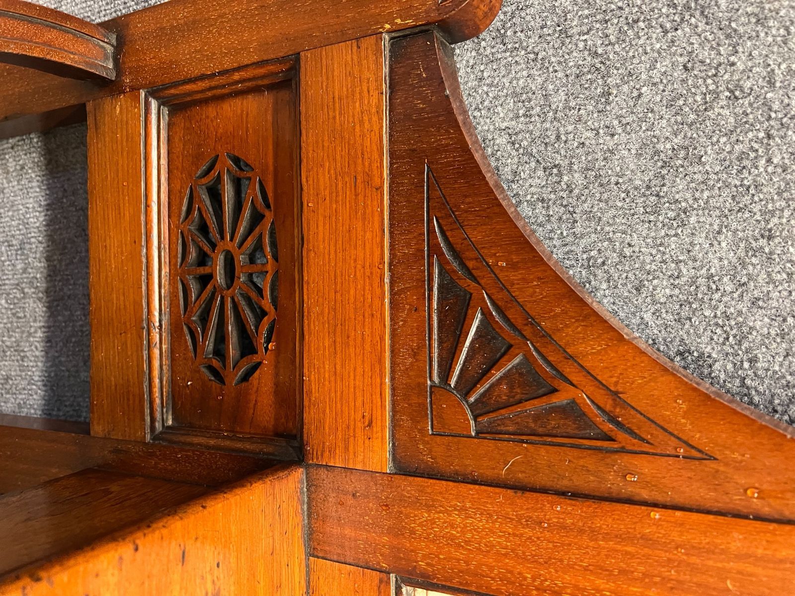 photo buy Rare Ellen E. Houghton Of Minton Tiled Hall Stand And Hall Chairs "Days Of The Week"