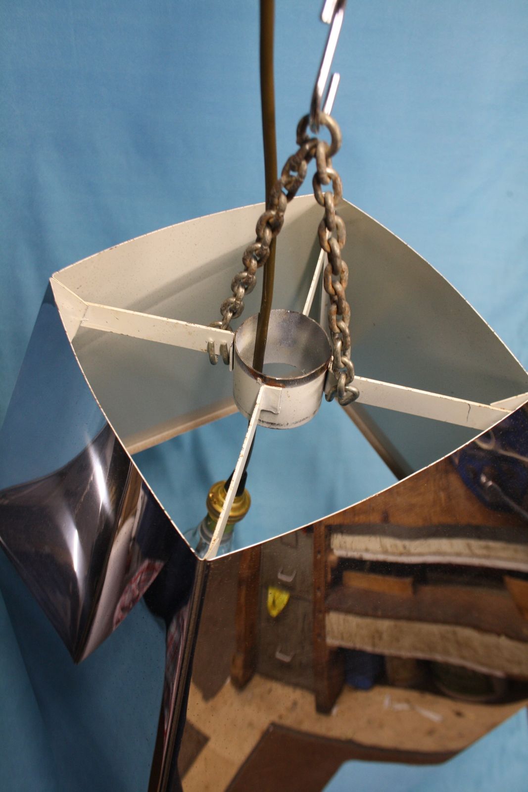 Pair Of Mid 20th Century Chrome Shades photo 570.0