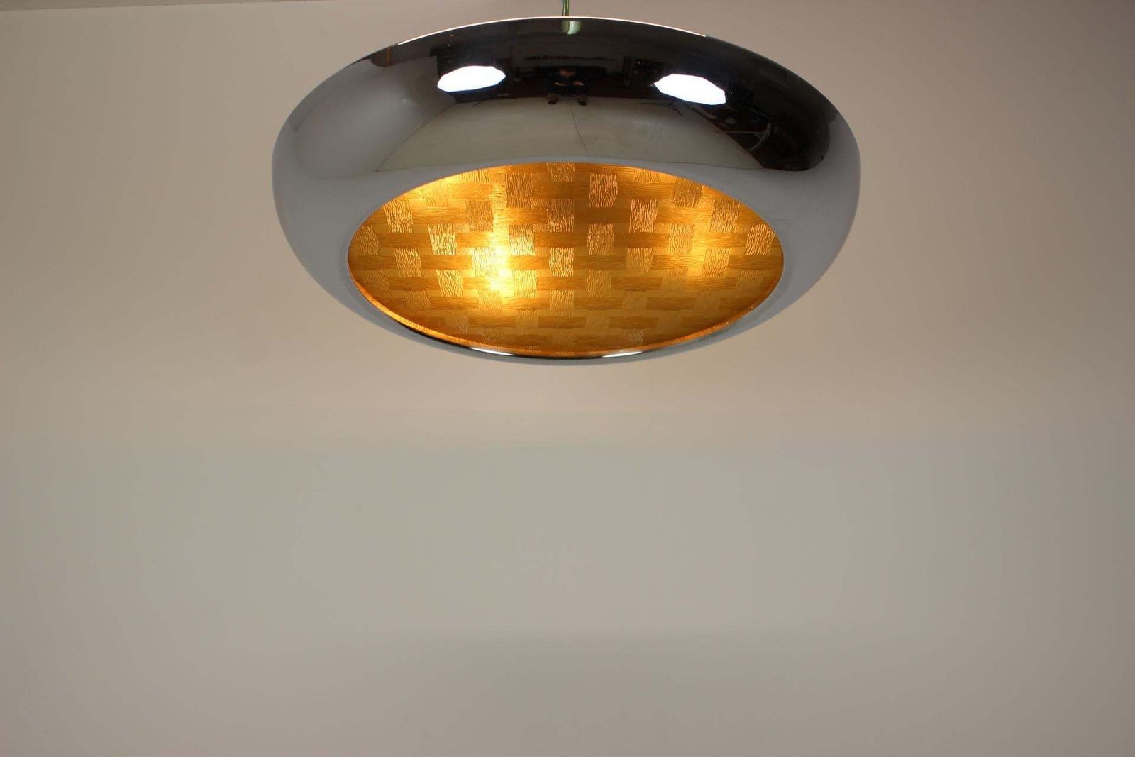 photo vinterior Bauhaus Ufo Pendant By Josef Hurka For Napako, 1940's