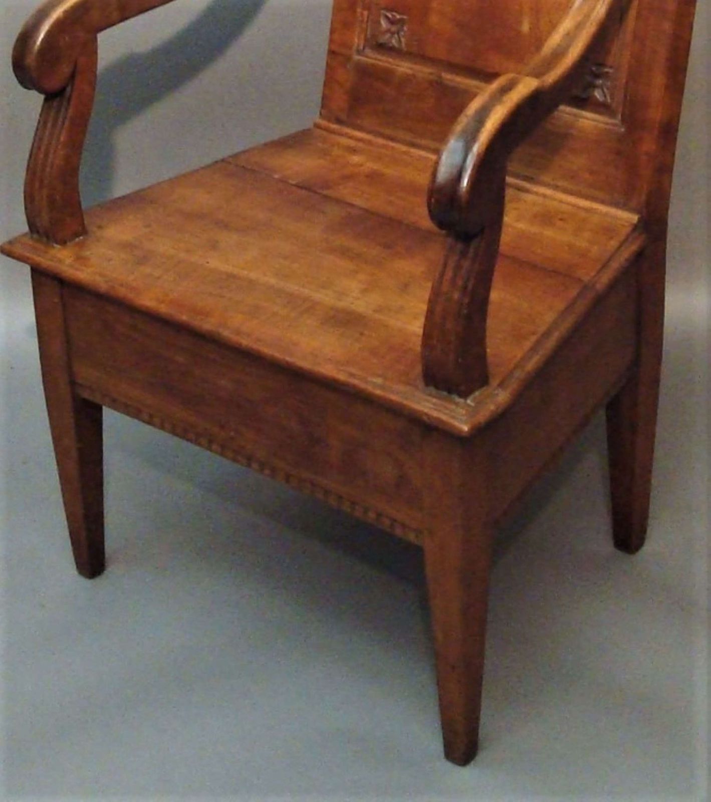 C18th French Fruitwood Open Armchair photo 1595.0