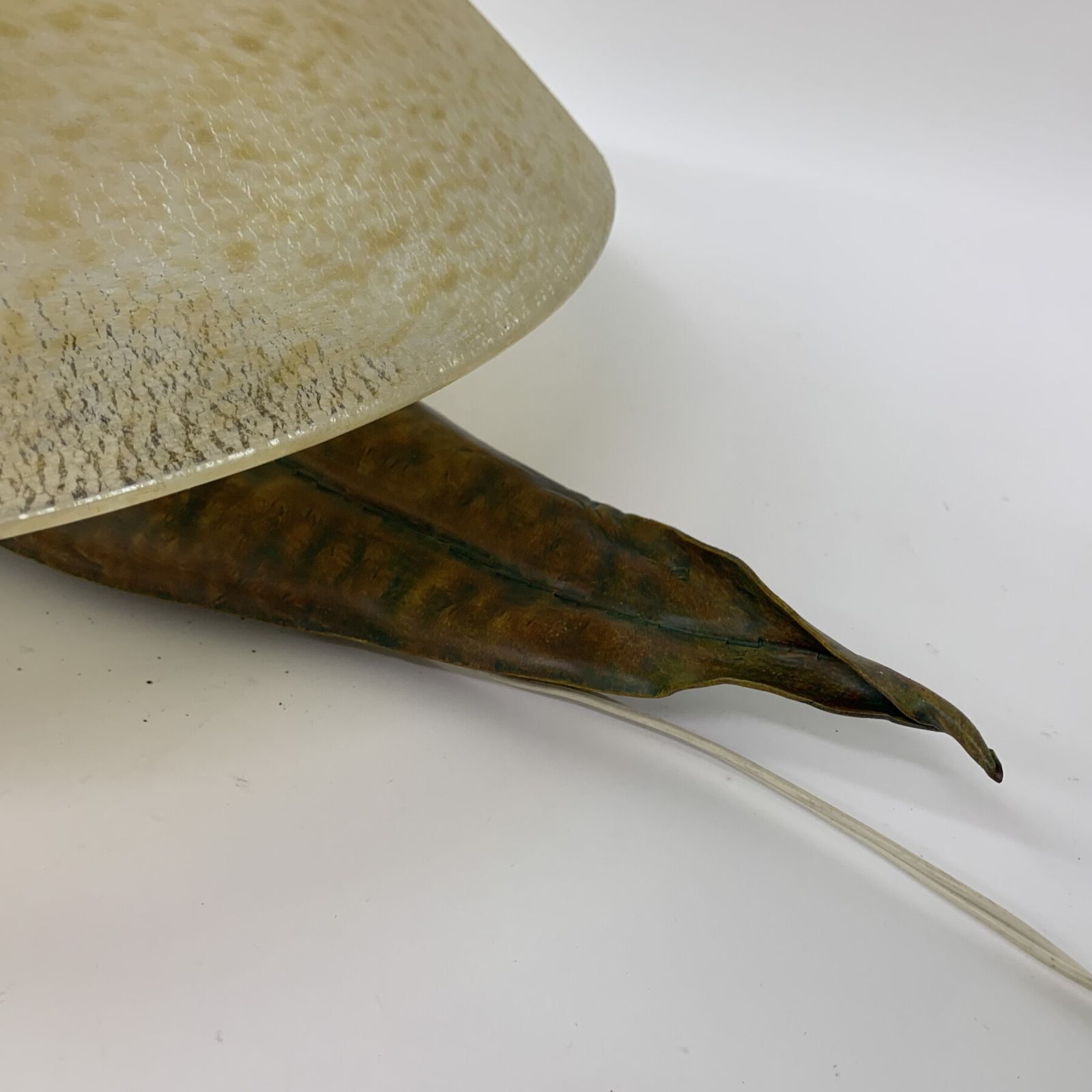 Unieke Italiaanse Glazen Plafondlamp, Jaren 1970 photo vinterior