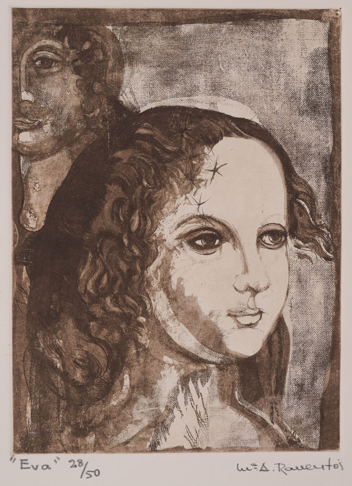 Maria Assumpció Raventós I Torras   Limited Edition Engraved Portrait