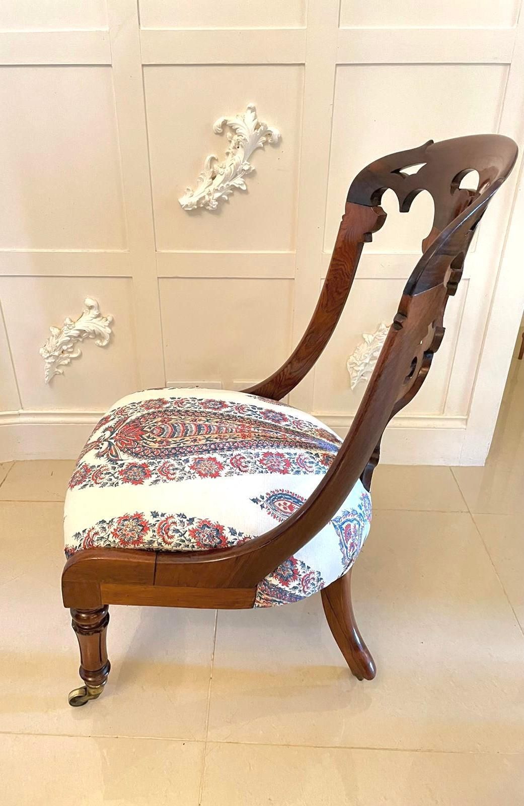 Antique Victorian Quality Rosewood Side Chair photo furniture
