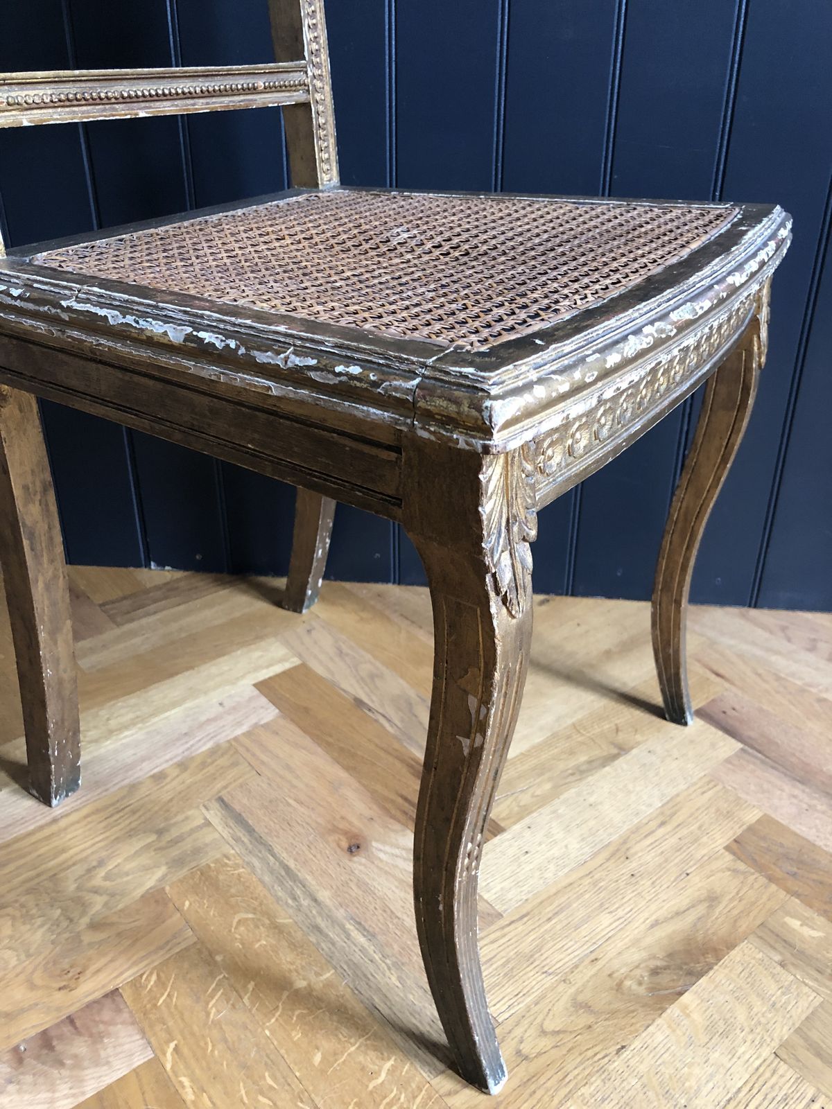 photo furniture Regency Giltwood And Cane Seated Occasional Chair, 1810