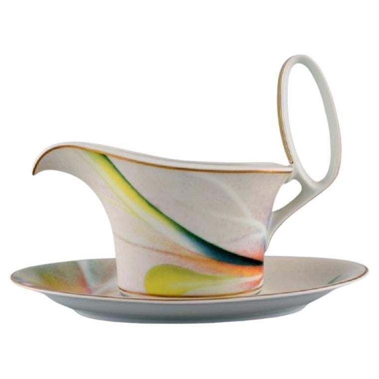 Paul Wunderlich For Rosenthal Large Mythos Sauce Boat With Saucer photo vinterior