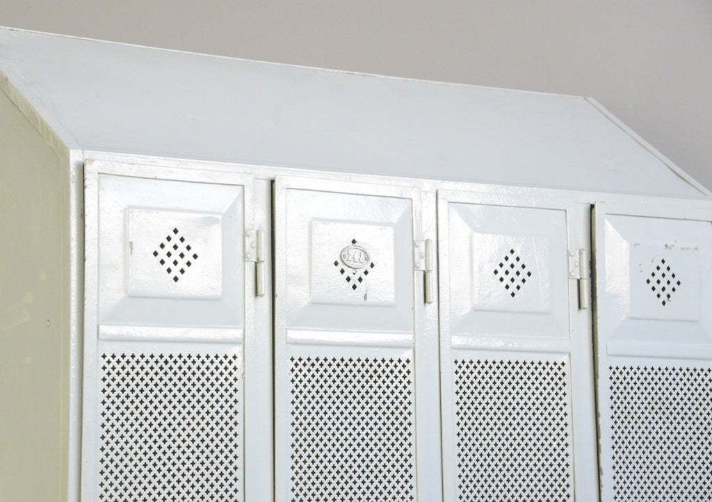 German Industrial Lockers Circa 1920s photo for sale