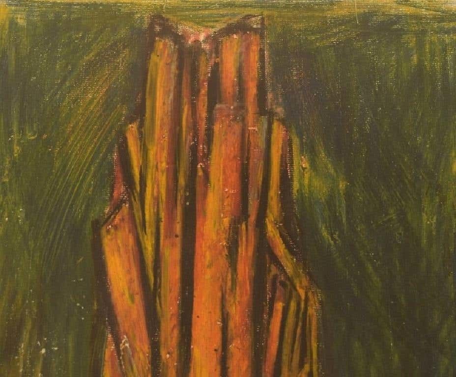 Umar Tell, Sweden, Mixed Media On Paper, 1960s / 70s photo for sale