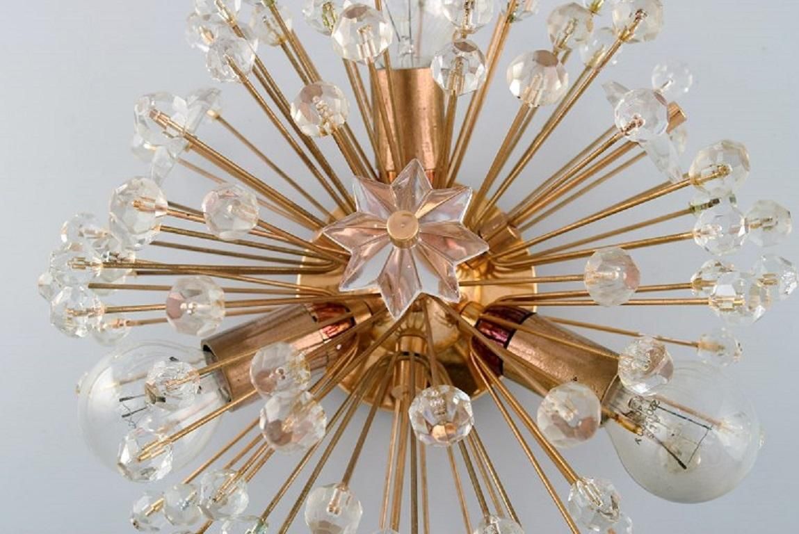 Emil Stejnar For Rupert Nikoll, A Pair Of Wall Lamps In Art Glass And Brass photo 3002.0