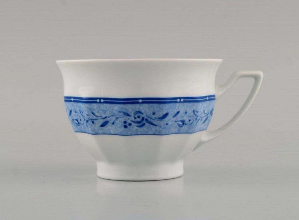 Rosenthal Classic Coffee Service For 10 People In Porcelain With Blue Ribbon photo vinterior