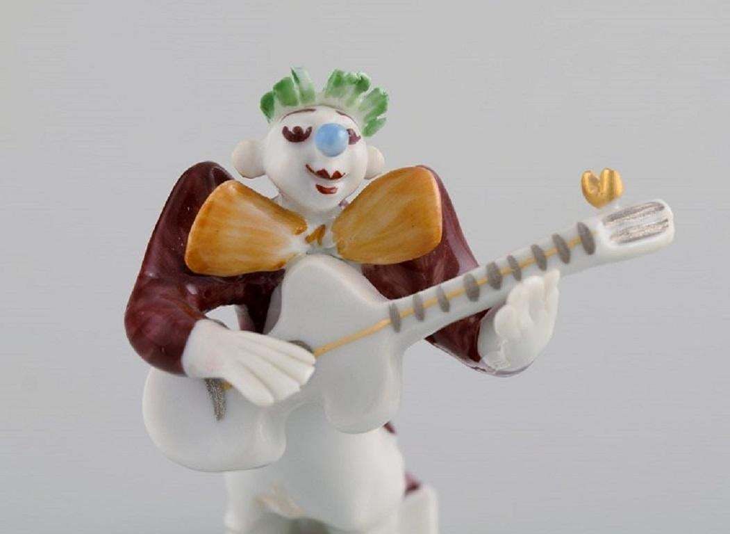 Peter Strang For Meissen, Figure In Hand Painted Porcelain, Bassist photo furniture