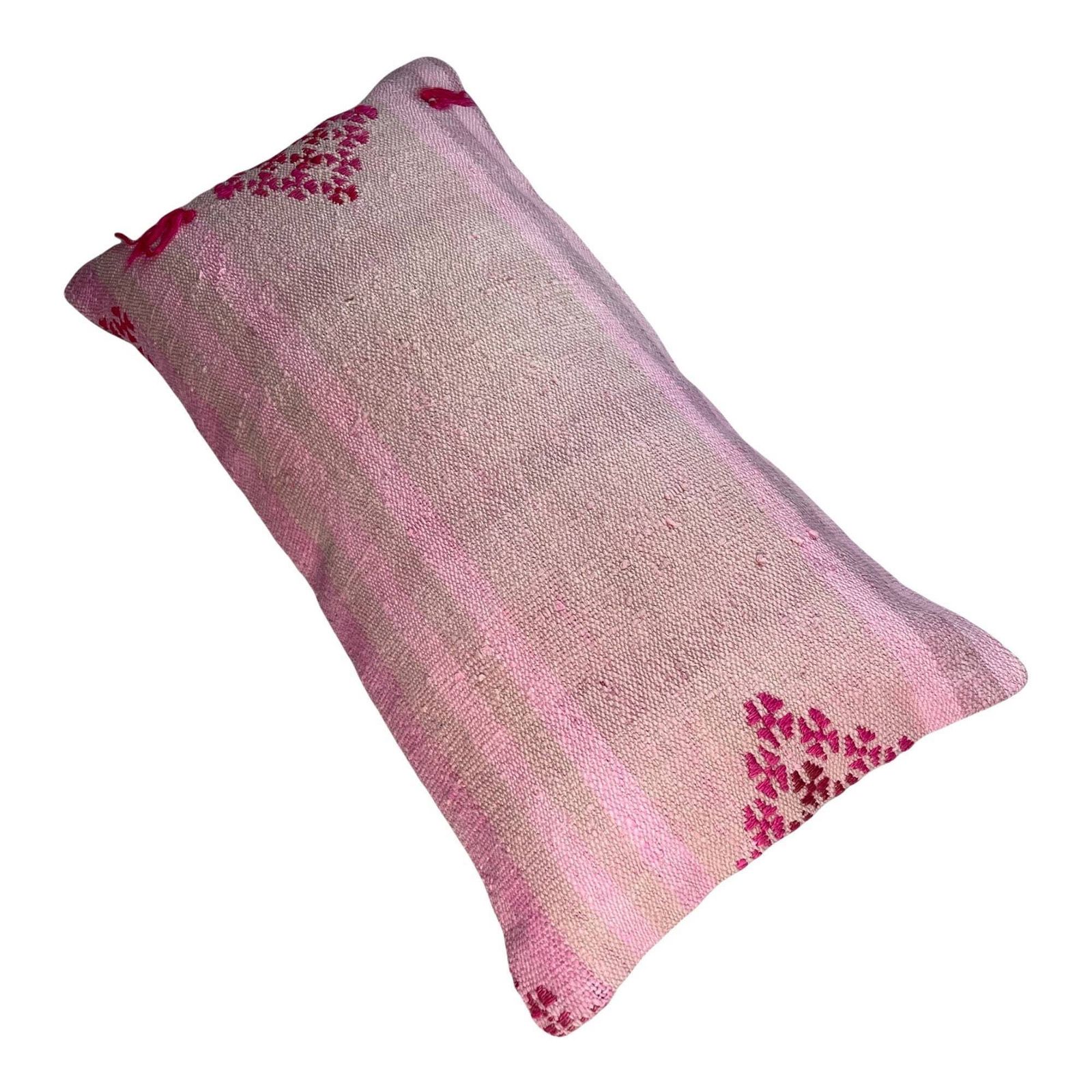 Kilim Pillow 30 X 60 Cm Tapis Kelim Kilim Pillow Cover ,Vintage Meditation Bench Kelim Teppich Boho Kilim Cushion Kilim Sofa Turkish Pillow photo 69.0