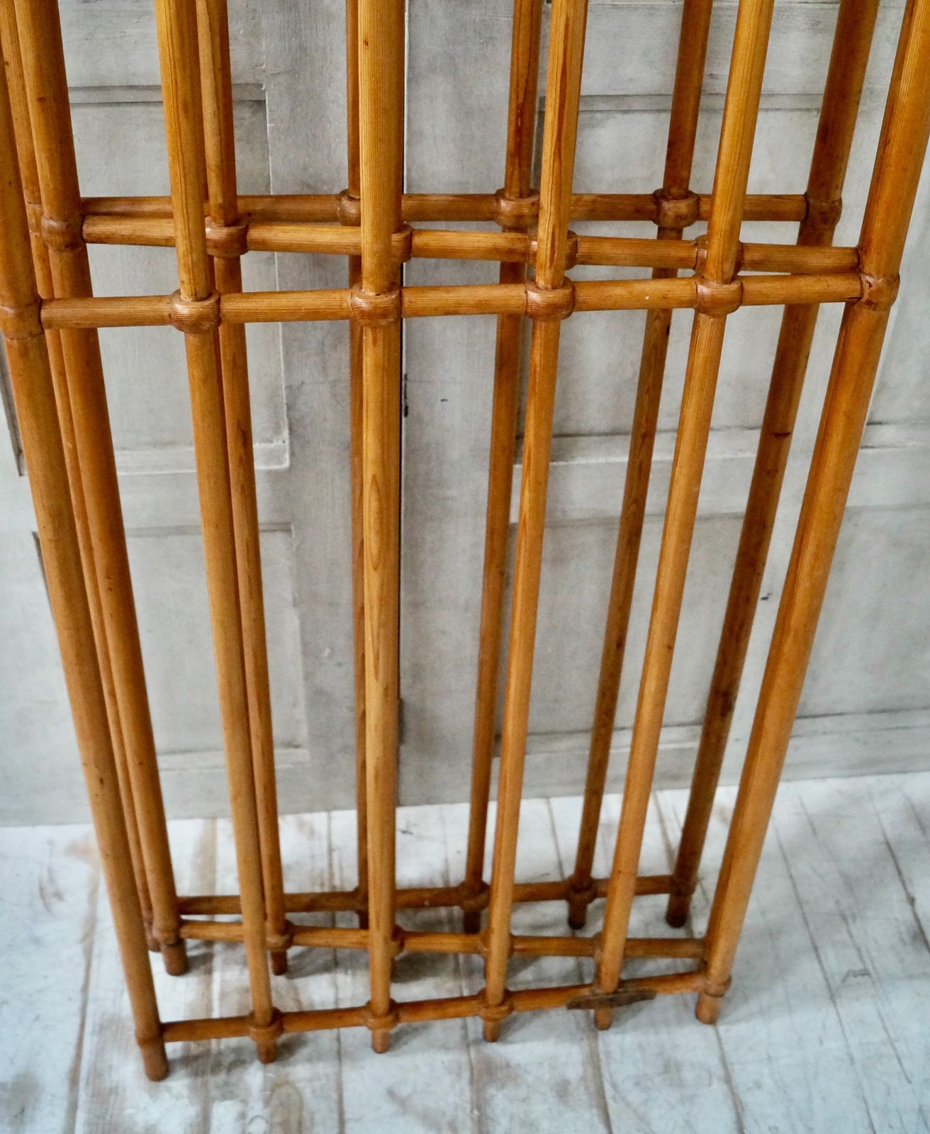 Victorian Arts & Crafts Pitch Pine Room Divider photo for sale