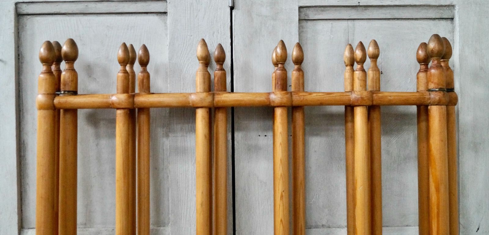 Victorian Arts & Crafts Pitch Pine Room Divider photo Home Decor