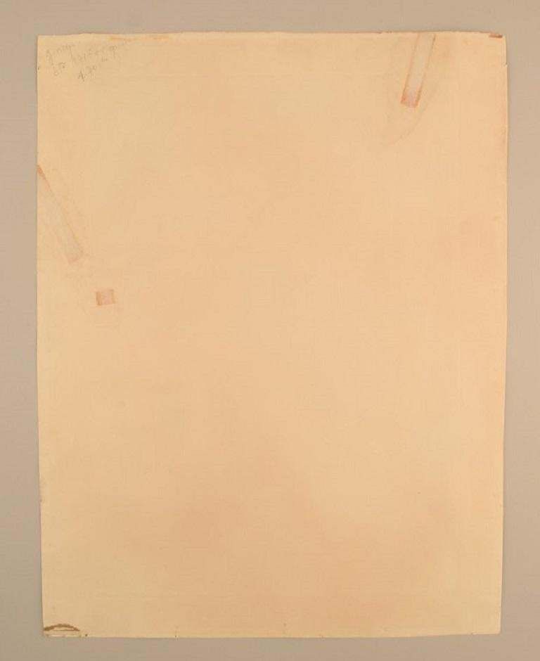 Louis Icart, Etching On Paper, "Départ", Approx. 1920 photo vintage