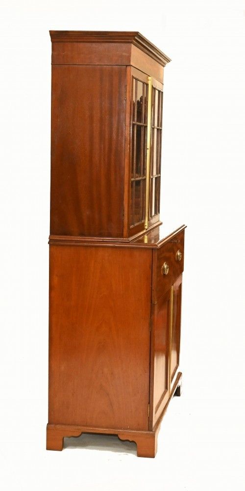 photo vinterior Georgian Secretaire Bookcase Desk Mahogany 1800