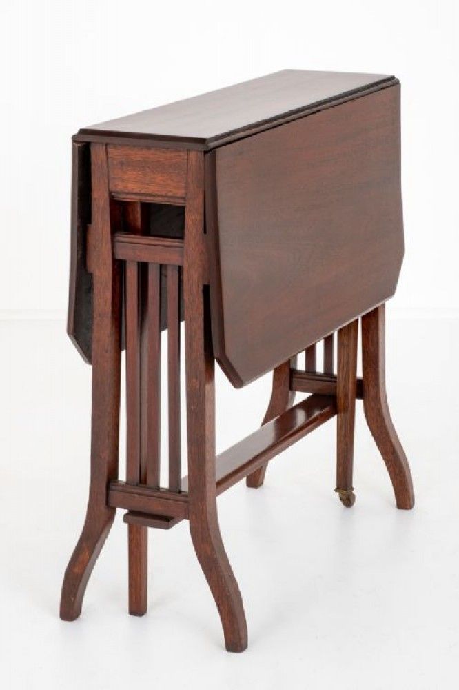 Mahogany Sutherland Table Victorian Side 1880