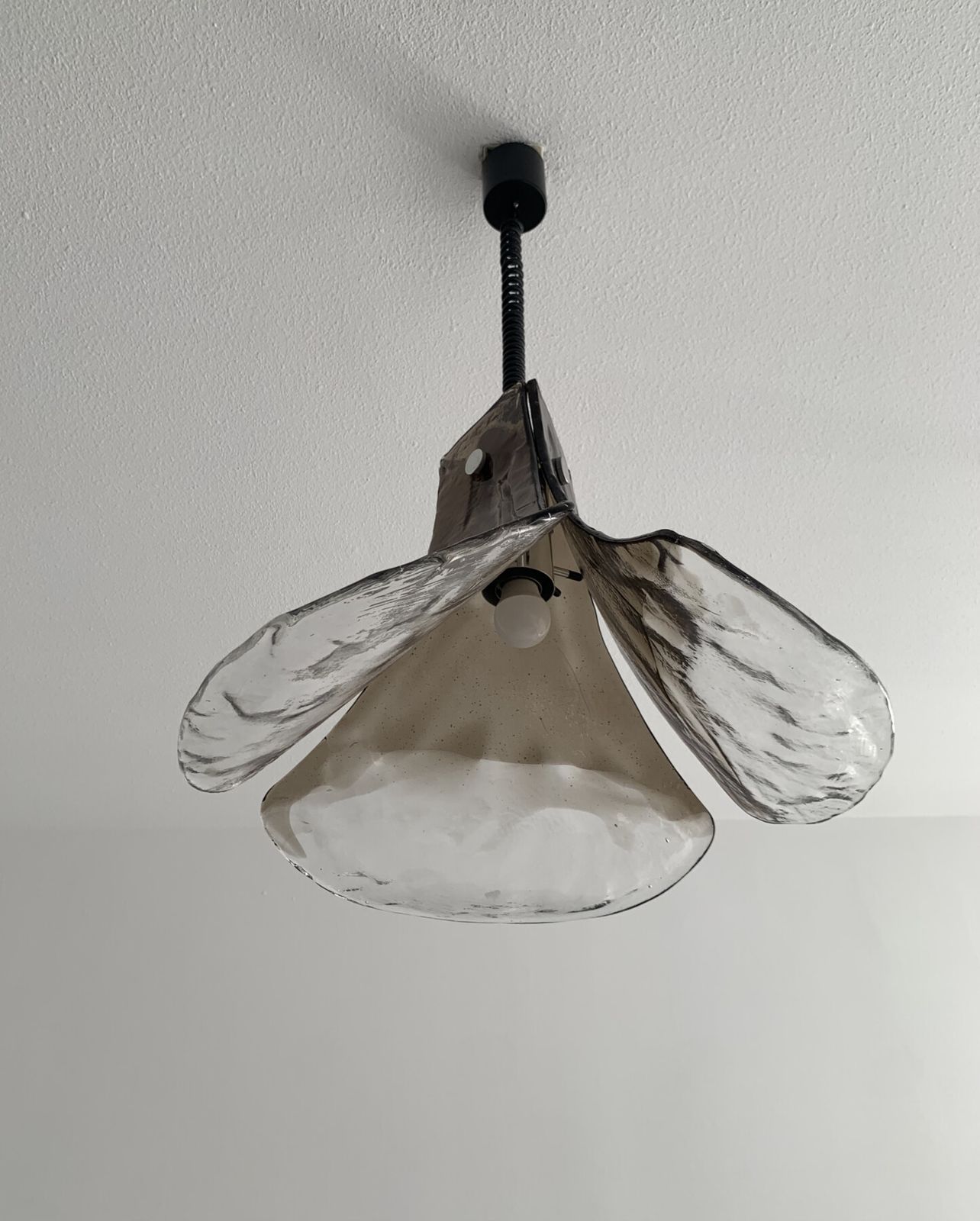 Mazzega Murano Glass Italiaans Design Hanglamp, Jaren 1970 photo Verlichting