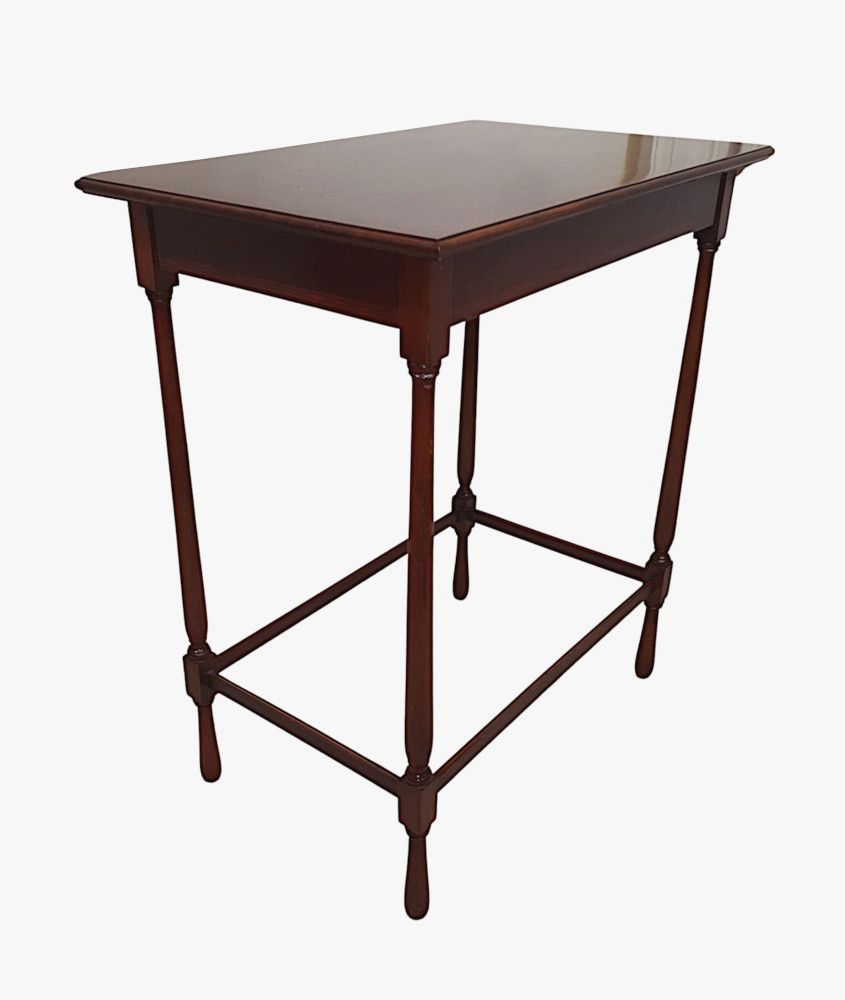 An Elegant Edwardian Inlaid Lamp Or Occasional Table