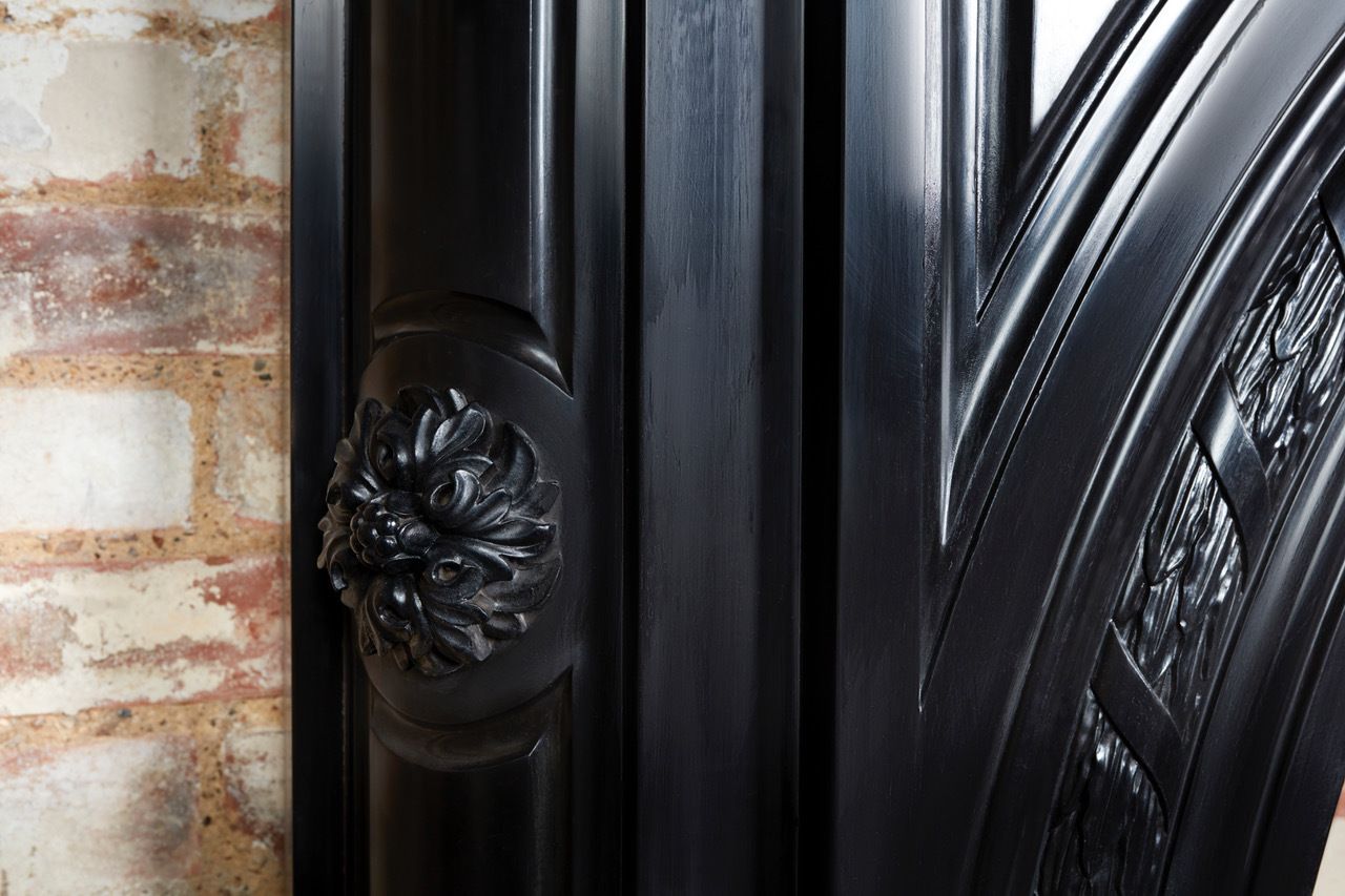Original Scottish Arched Marble Surround photo for sale
