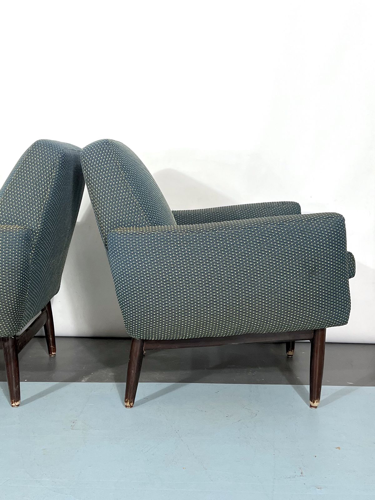 photo furniture Italian Mid Century Wood Modern Armchairs From 60s