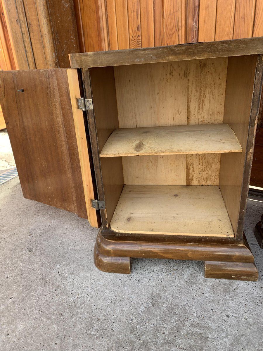 Art Deco Hungarian Nightstands 1930s Set Of 2 photo Furniture