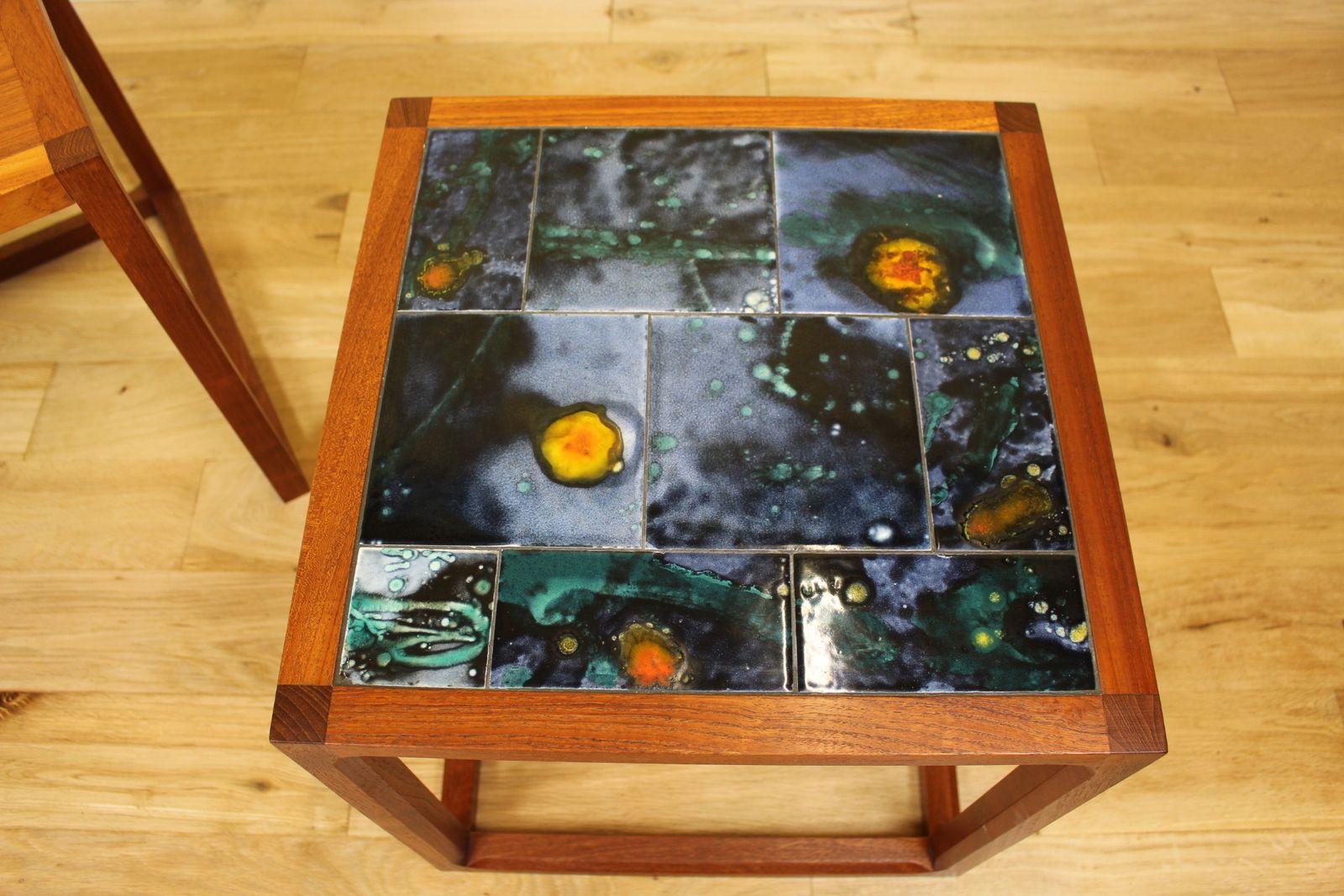 Unusual 1960’s Danish Teak Nest Of Tables By Aksel Kjersgaard Of Odder photo for sale