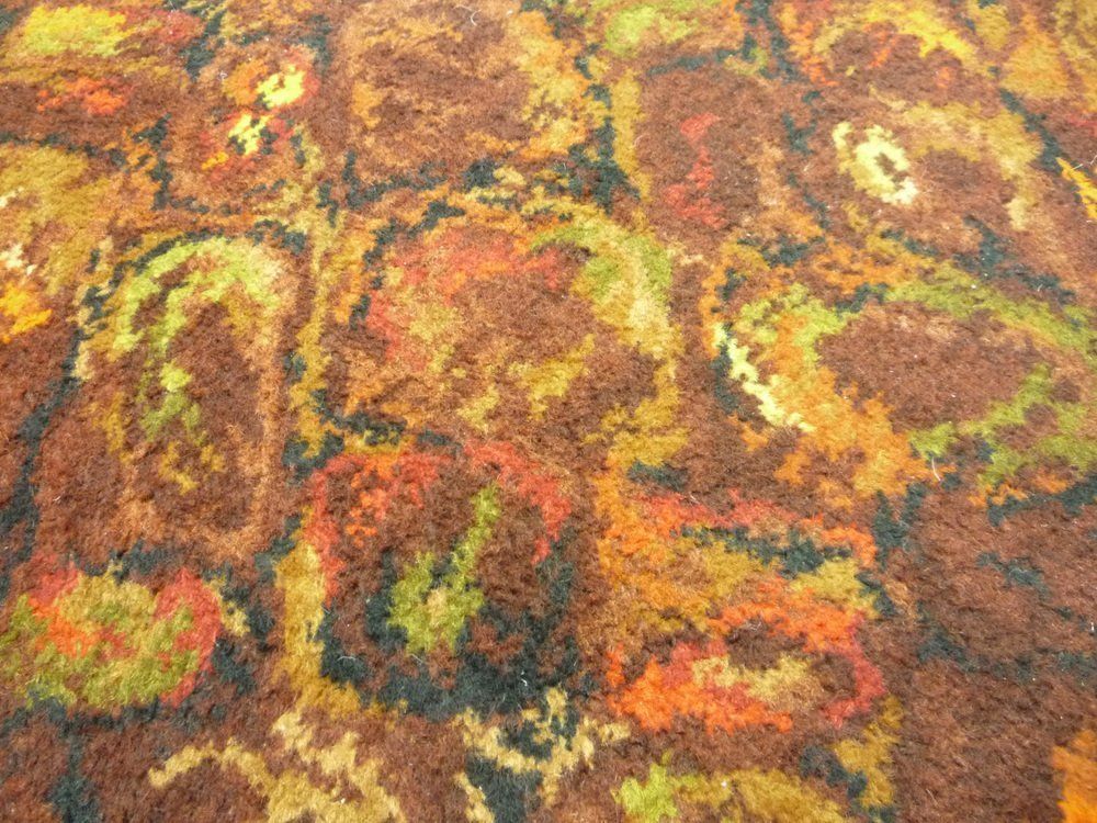 English Flower Power Rug, 1970s photo vinterior