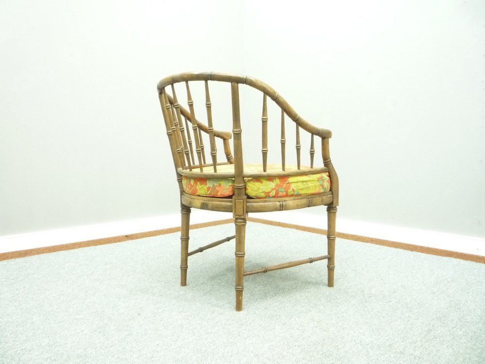 1836.0 Birchwood Armchairs From Maison Jansen, 1960s, Set Of 2 photo