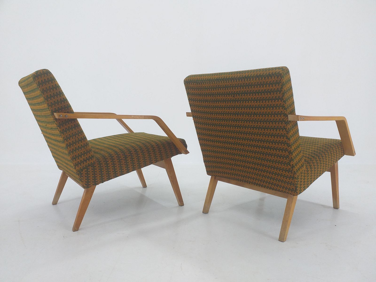 Pair Of Mid Century Armchairs Ton photo Furniture