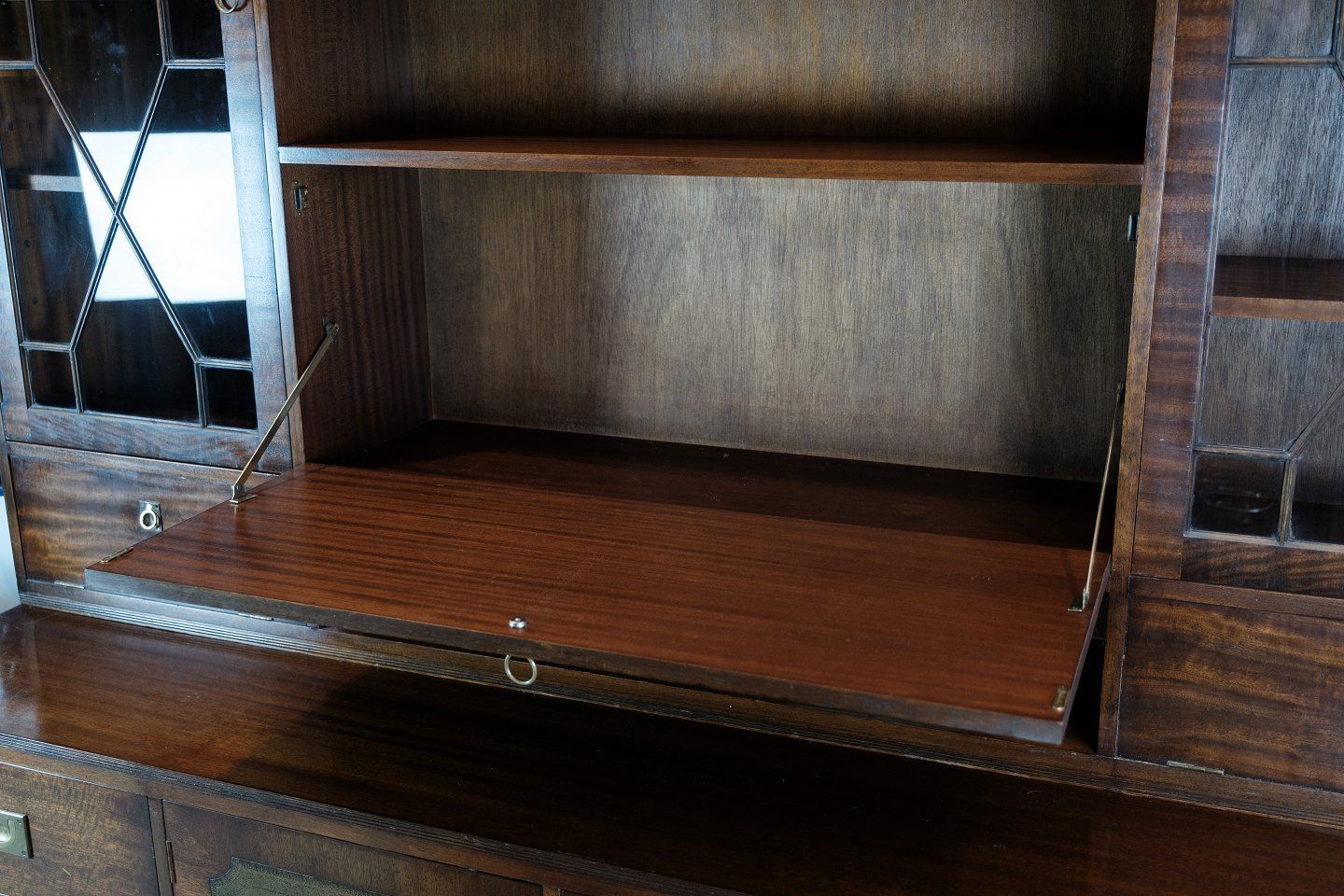 photo for sale Large Secretary In Mahogany From Around The 1930s.