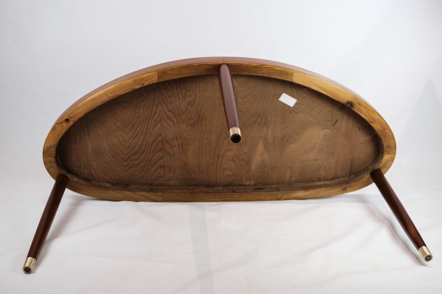 photo furniture Coffee Table With Glass Top By Danish Master Carpenter In Walnut From Around The 1940s.