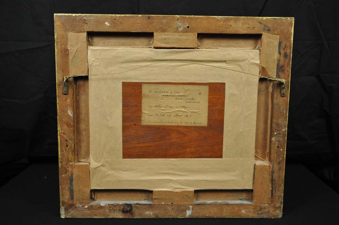 John Arthur Lomax 1857 To 1923. English. When I Was A Boy. Framed Hunting & Interior Oil Painting. Country Pursuits Circa 1900 Victorian Period. photo for sale