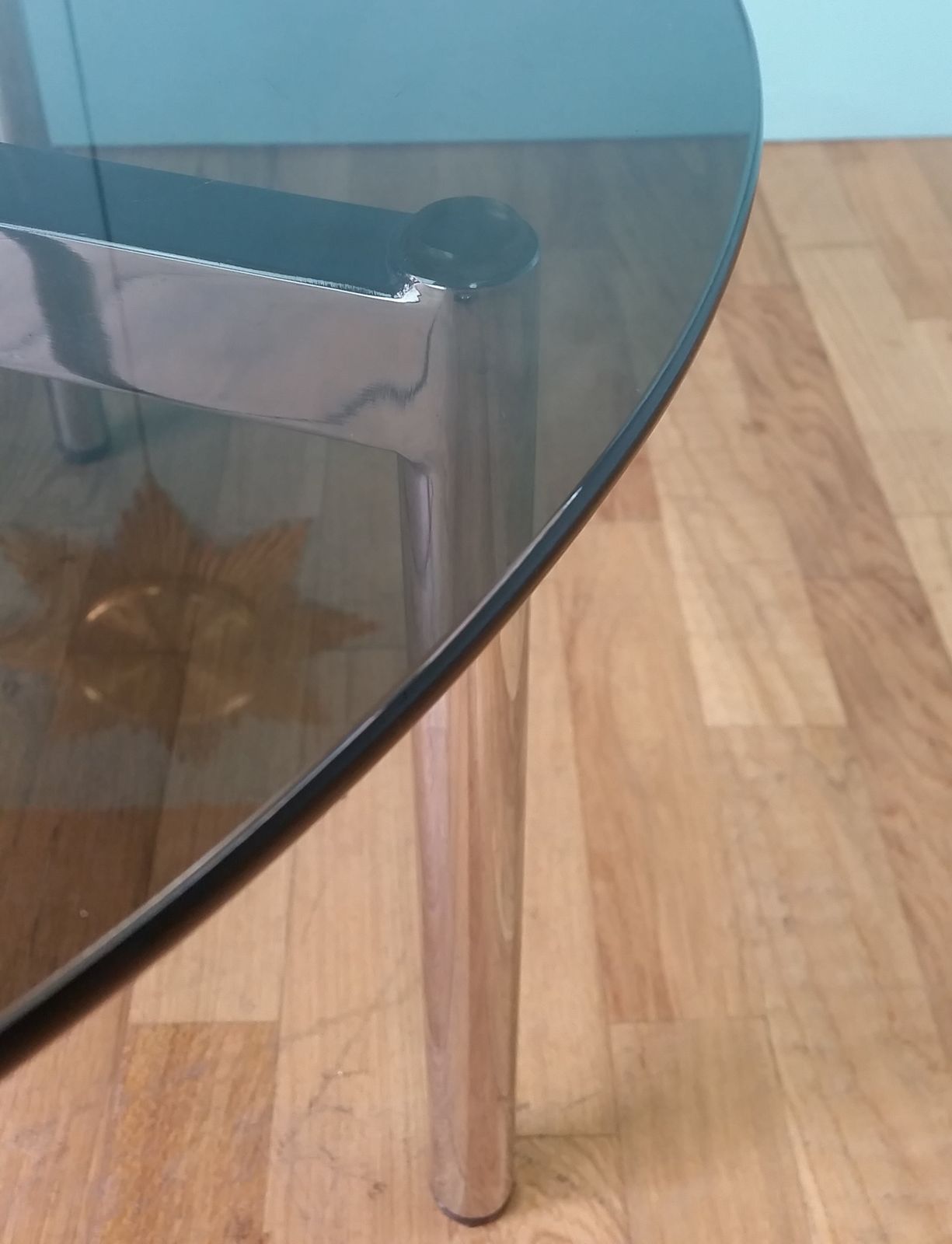 Italian Chrome Coffee Table, 1970s photo buy
