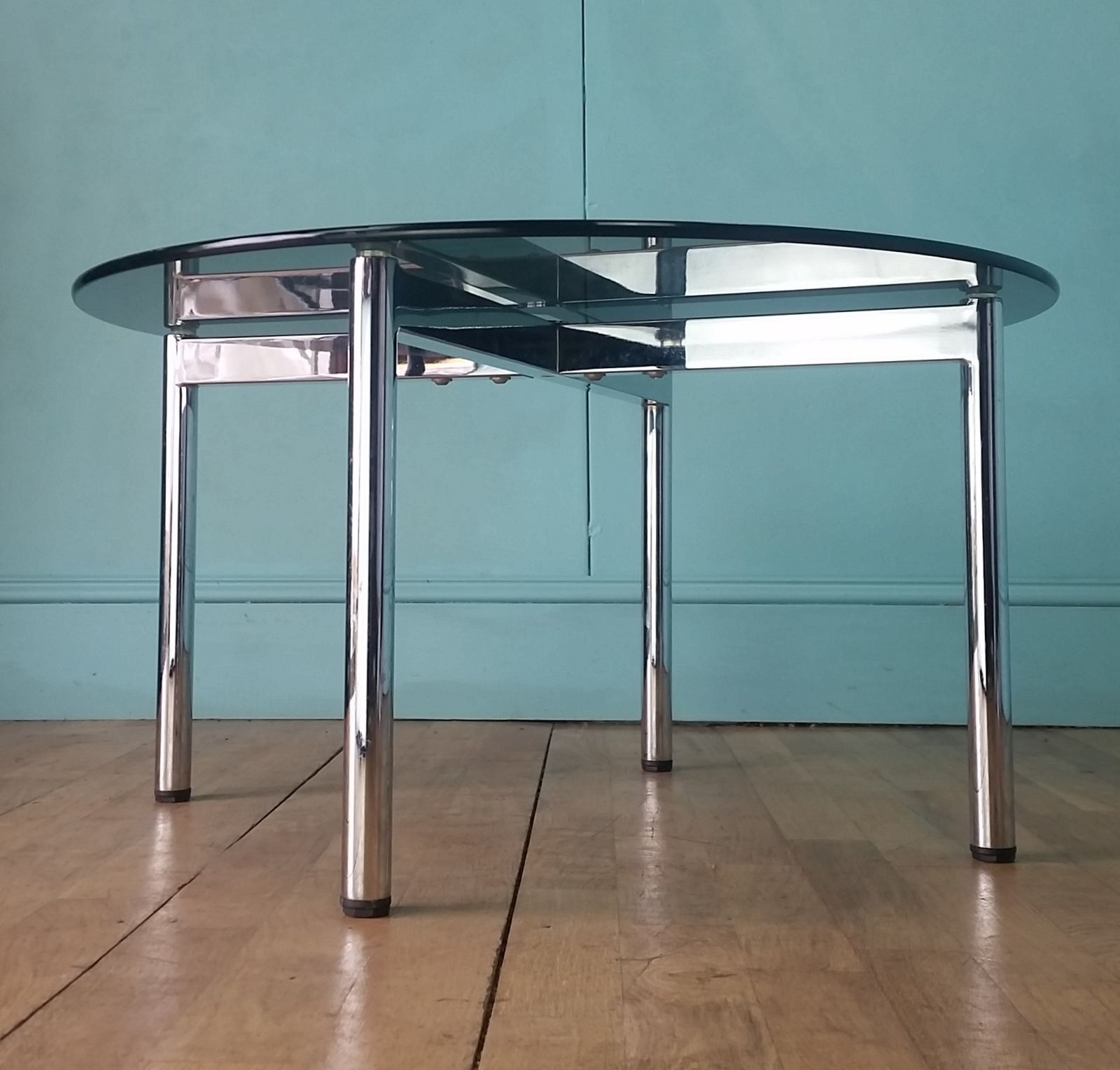 Italian Chrome Coffee Table, 1970s photo Furniture