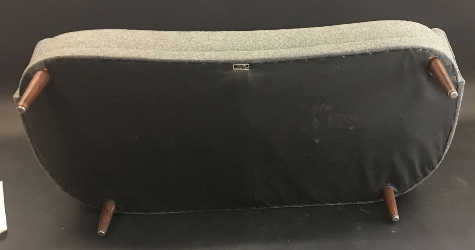 2 Seat 'Samas'sofa By Carl Malmsten For O.H. Sjogren Of Sweden In New Grey Woolen Fabric photo Furniture