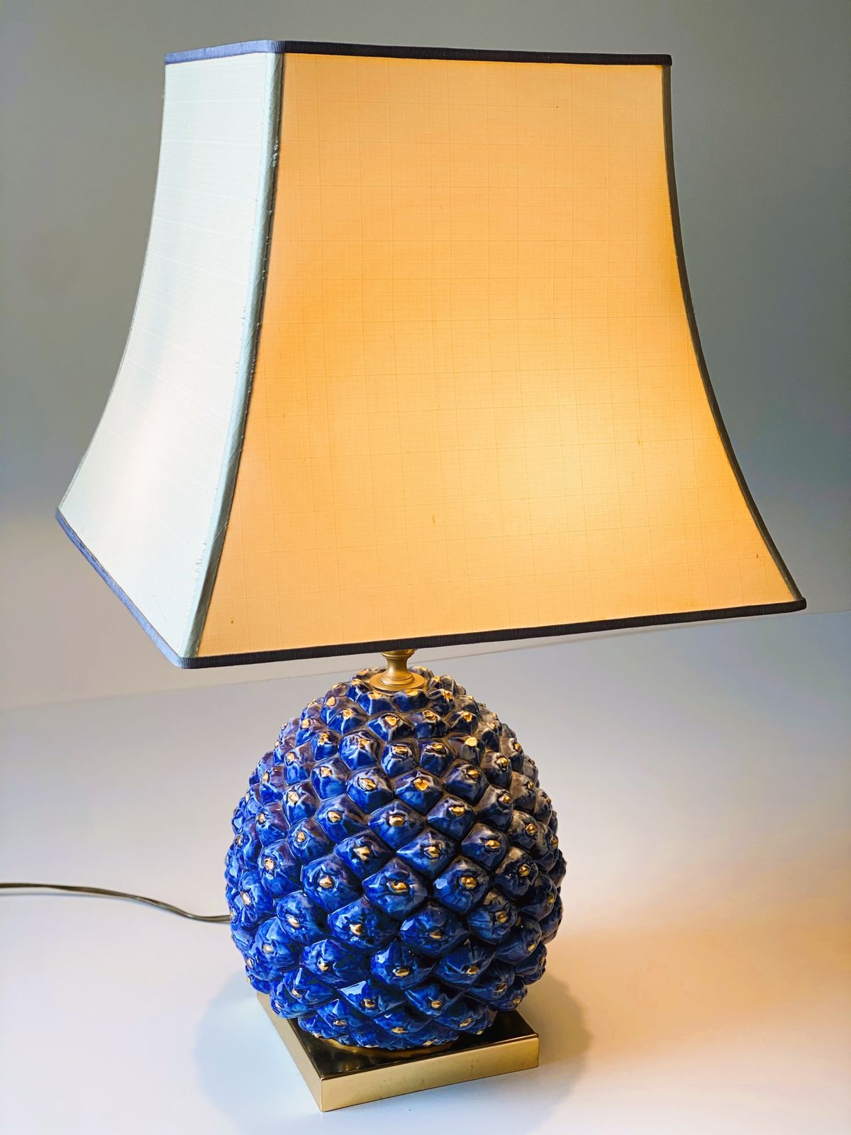 Mid Century Italiaanse Keramische Ananаslamp