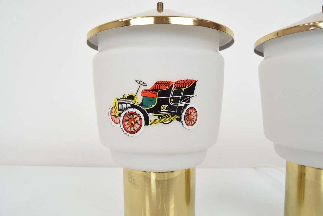 Mid Century Set Of Two Table Lamps,By Kamenicky Senov,1970's. photo Lighting