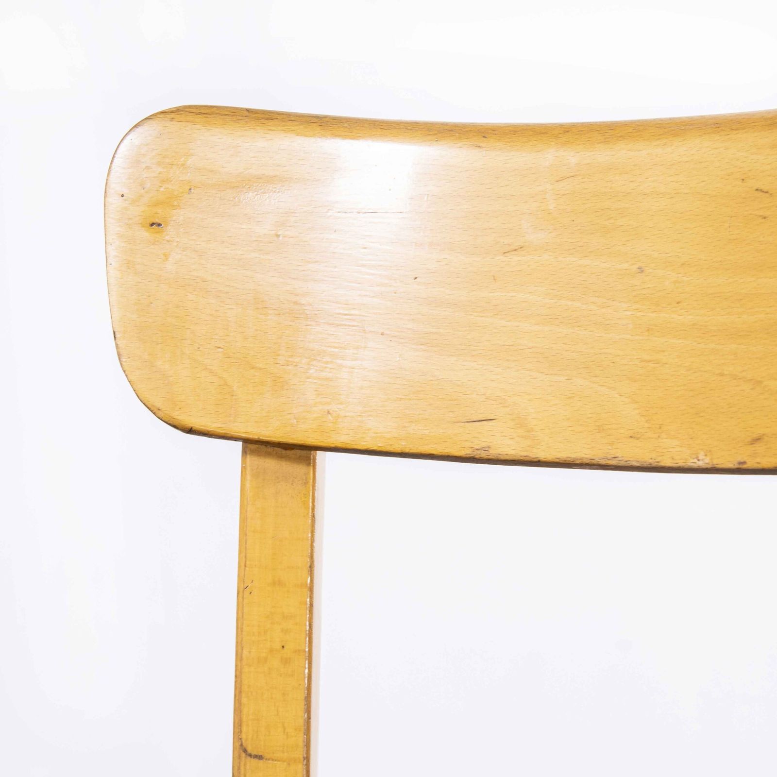 1950’s Baumann Bentwood Saddle Back Dining Chair – Honey – Set Of Four photo vinterior