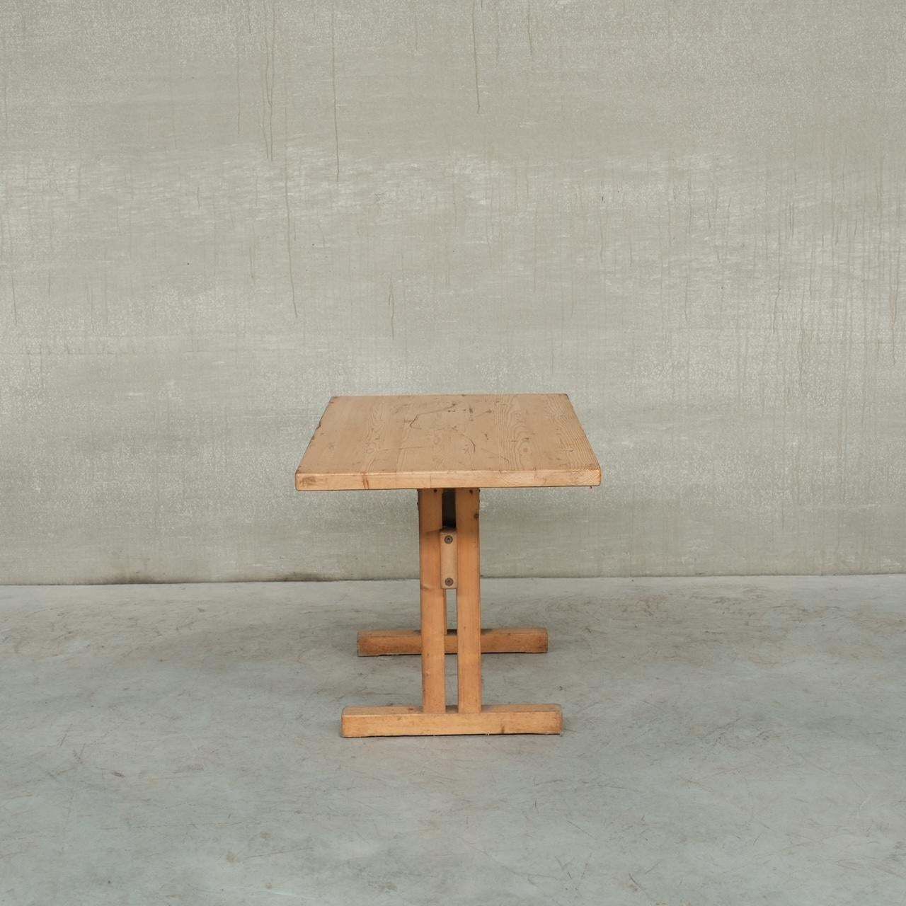 photo vinterior Charlotte Perriand Mid Century French Les Arcs Dining Table, 'No.2'