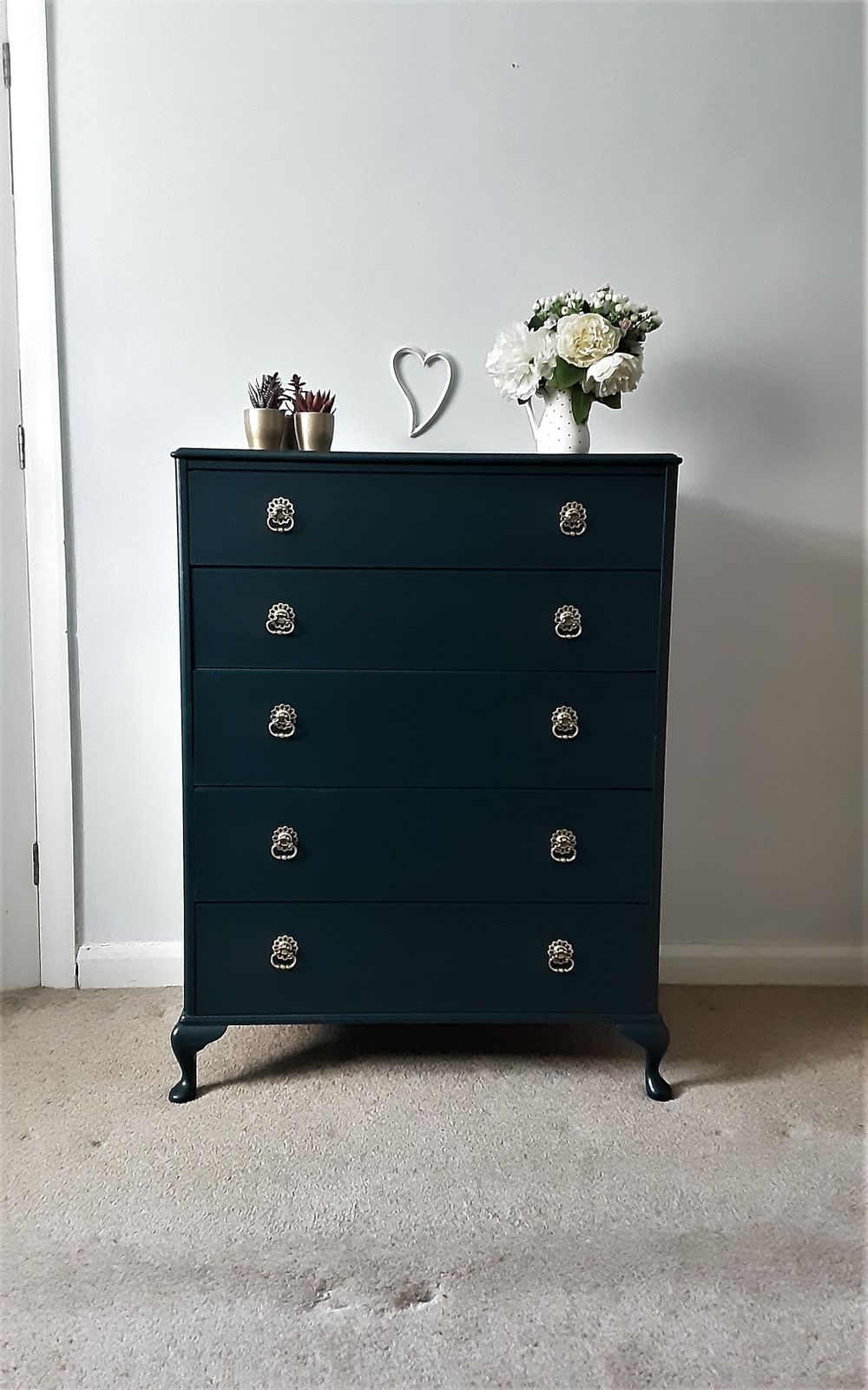 Queen Anne Style Drawers., 1960s