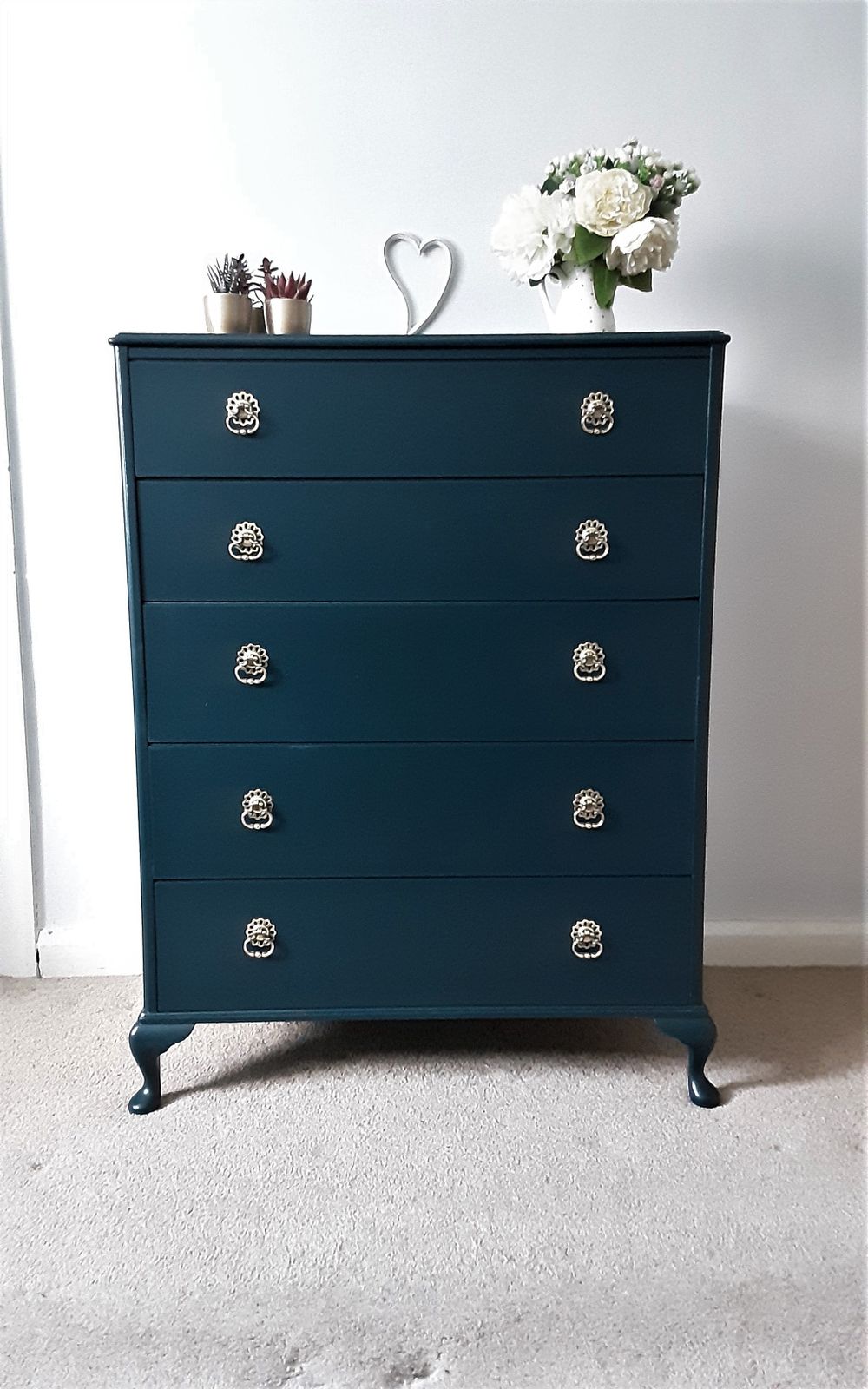 Queen Anne Style Drawers., 1960s photo for sale