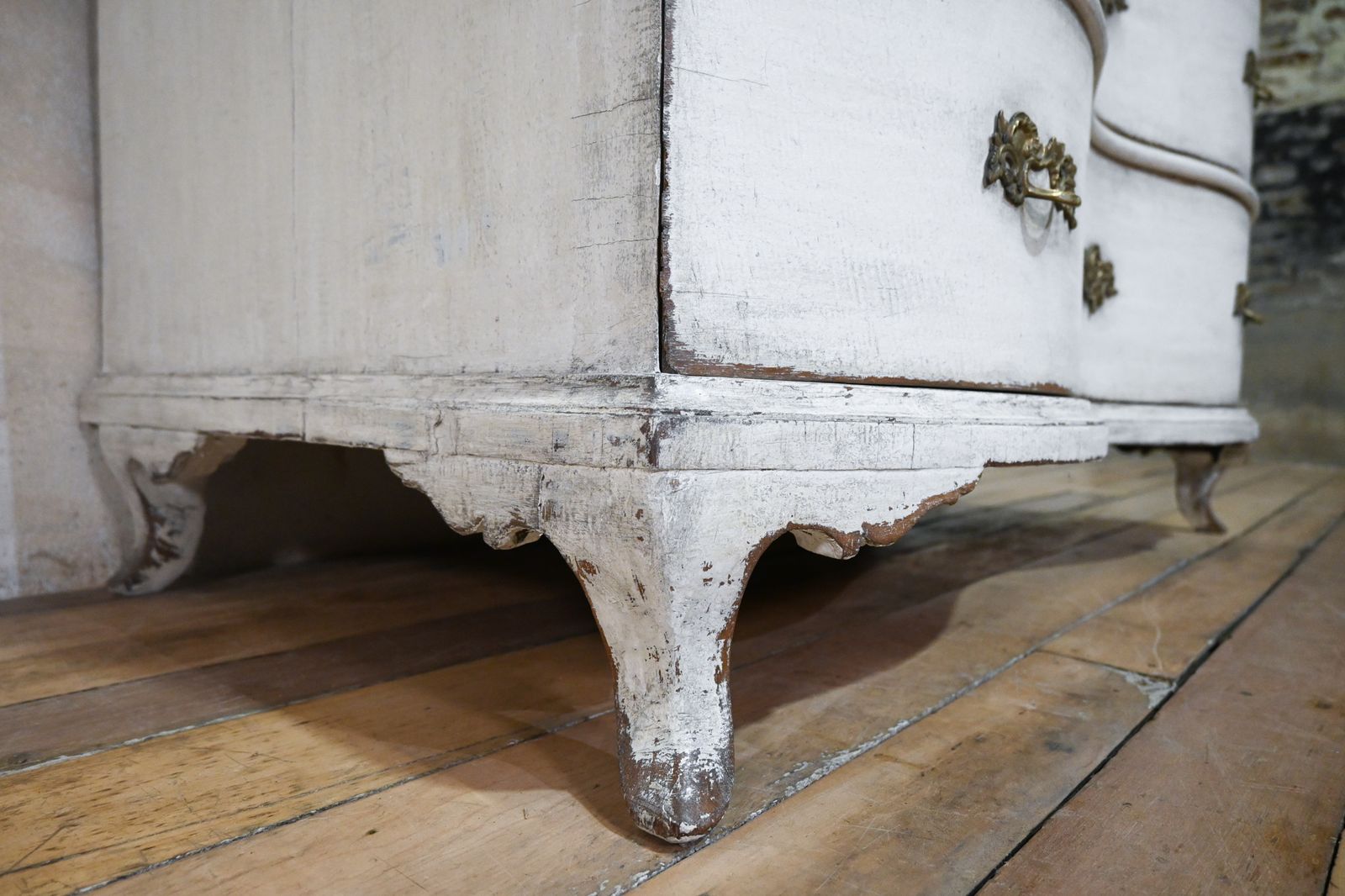 19th Century German Rococo Serpentine Painted Commode photo 2950.0