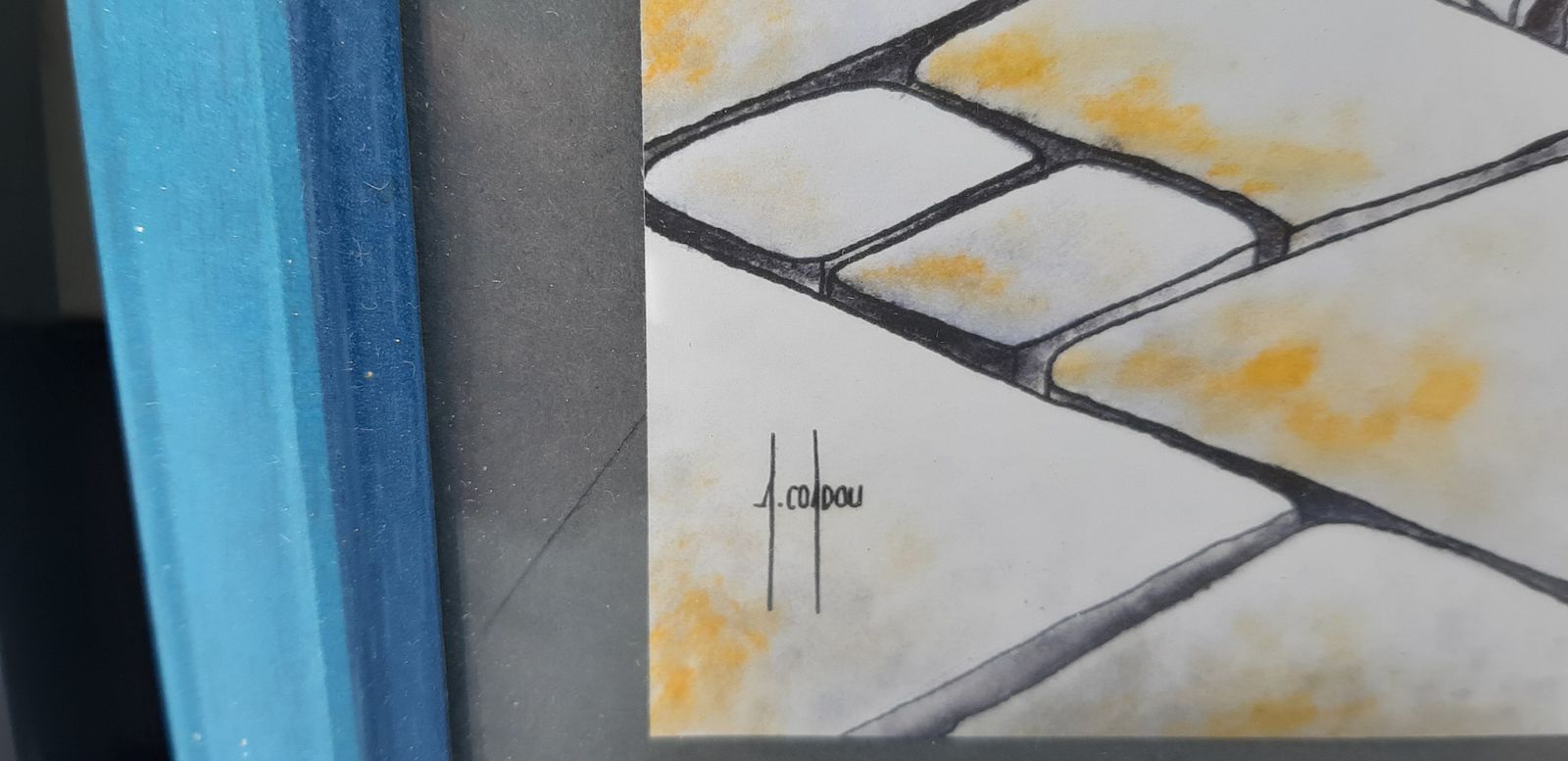 78.12 3 Paintings By Alain Couadou, 1970s photo