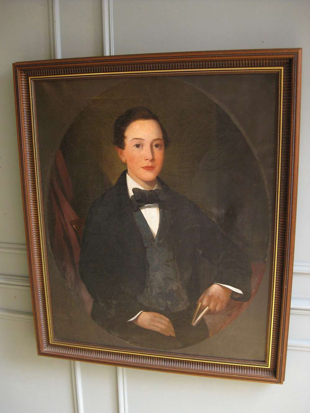 Large Portrait Of A Young Victorian Chap photo furniture