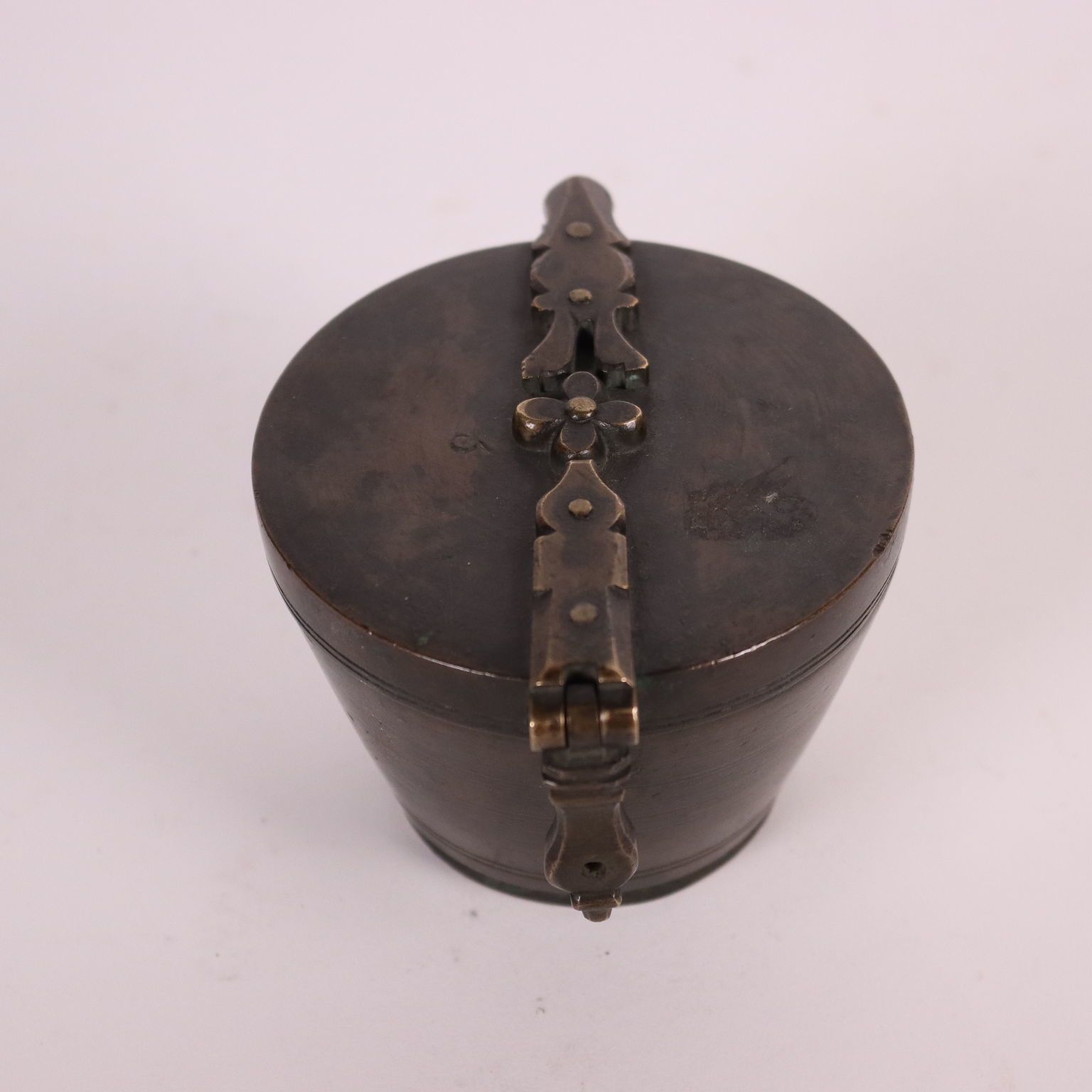Scale With Weights Brass Iron Nuremberg Germany 17th 19th Century photo vintage
