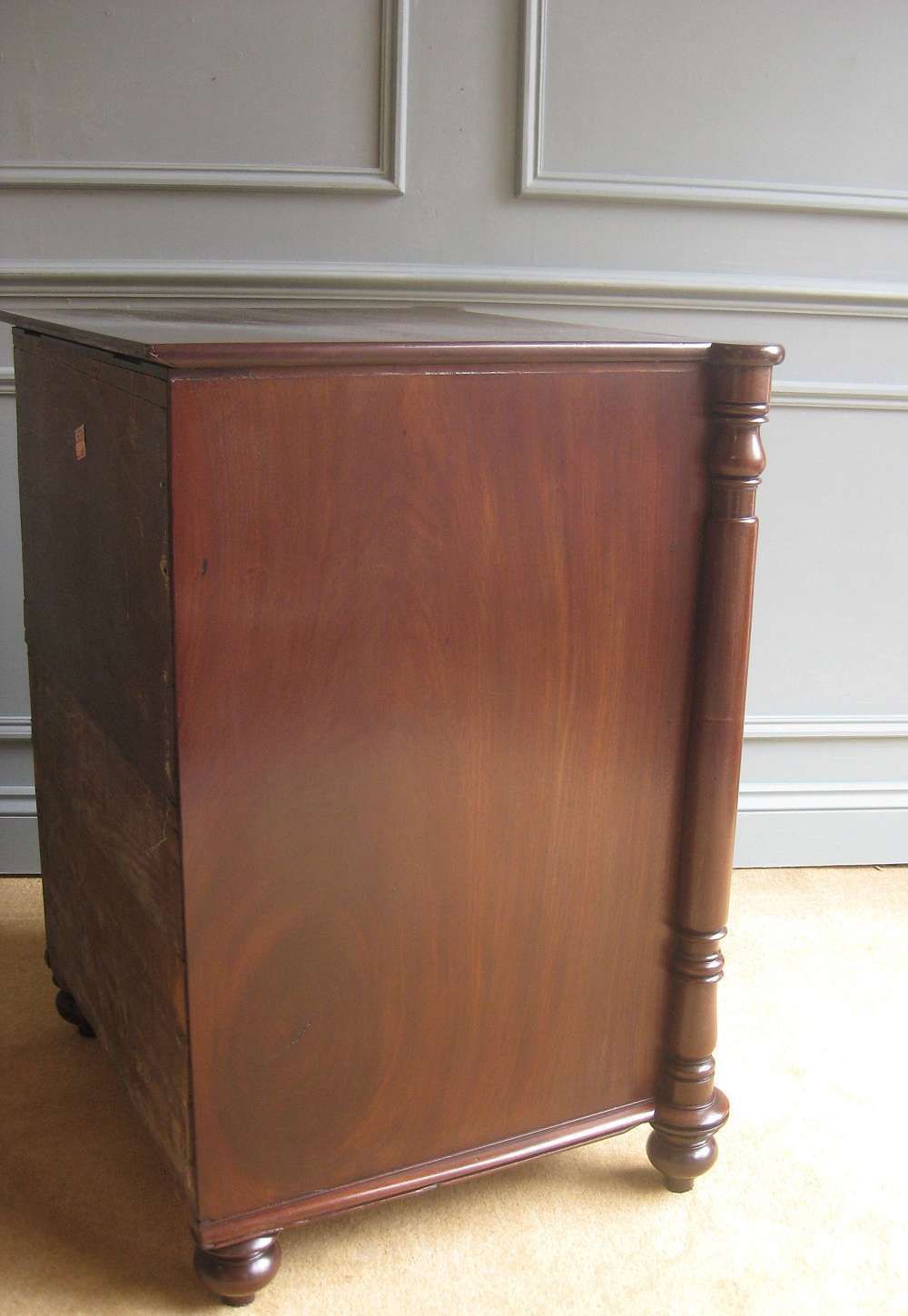 Petite Mahogany Chest Of Drawers photo Furniture