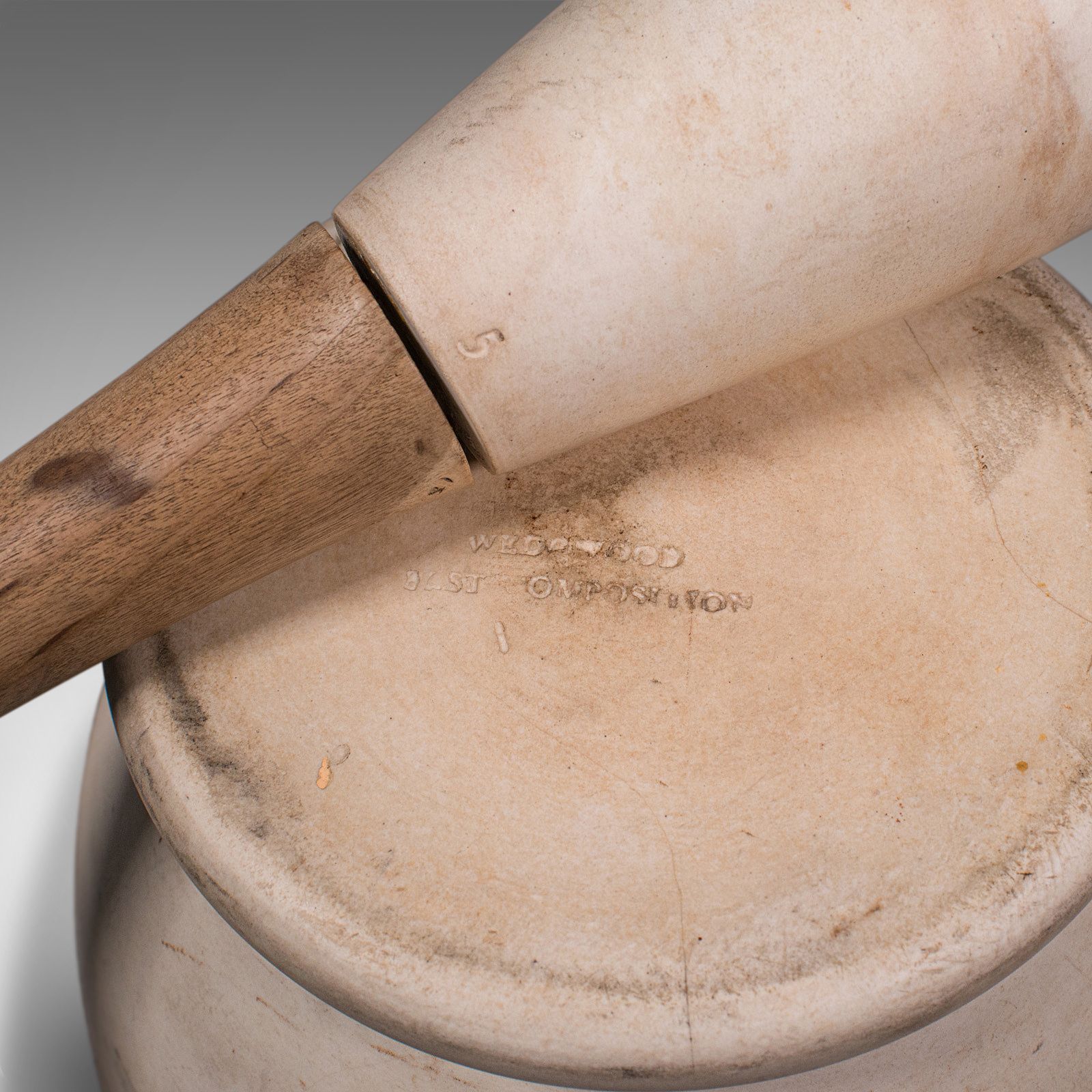 Antique Mortar And Pestle, English, Ceramic, Apothecary, Cookery Tool photo for sale